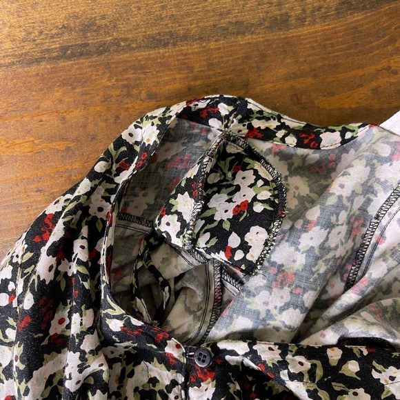 P.B. Michaels Ditsy Floral Cottagecore Retro Inspired Rayon Romper Women’s Small - Picture 7 of 10